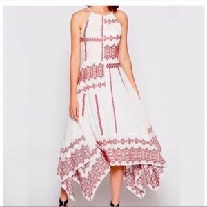 Joie Milanira Embroidered Maxi Dress in Porcelain - Size 06